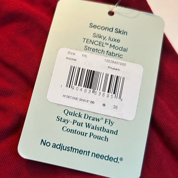 Tommy John Second Skin Boxer Briefs Red XXL NWT - Picture 5 of 5